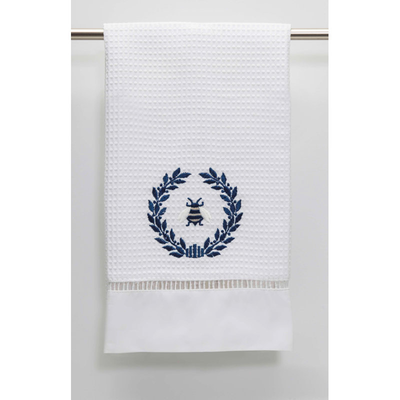 Waffle Hand Towel, Navy
