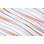 Murale pelez et collez de qualité supérieure - rayures diagonales colorées