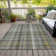 Alfonzo Washable Striped Indoor / Outdoor Rug