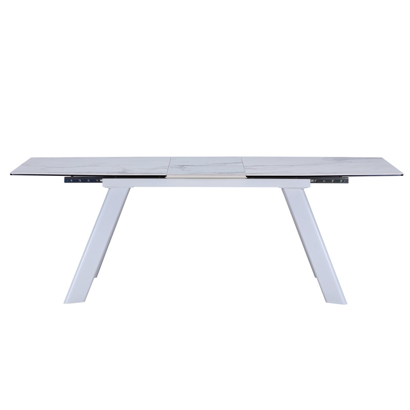 Table de salle à manger en céramique Aeris Extend (71 "- 89")