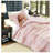 Soft Pink Twin Bedding Sets, Chenille Tufted Floral Design, Reversible & Antimicrobial