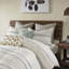 Housse de couette en coton imprimé pour chambre à coucher - Grand lit avec motif de lit à pampilles-125337687