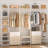 Jeremyiah 68" W -96" W Walk In Closet System with 6 drawers-726548653