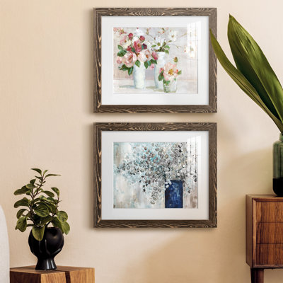" Shades Of Blush " 2 - Pieces Painting Print