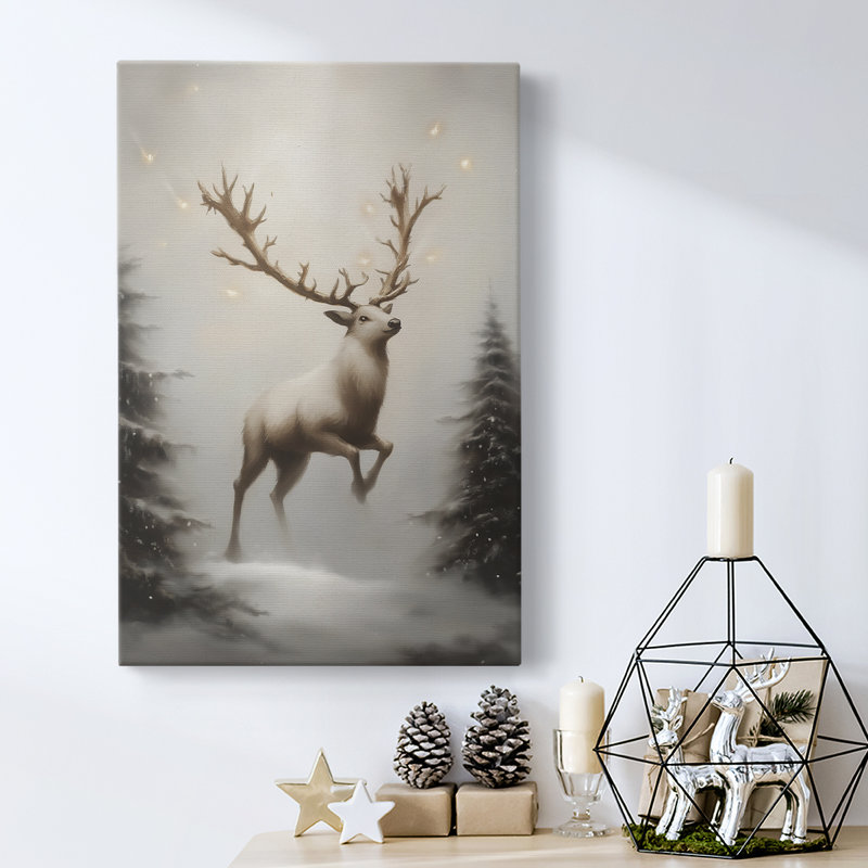 Art des Fêtes de Noël - Toile tendue avec châssis - Série 2-CCCVXVII, H 27 po x l 18 po