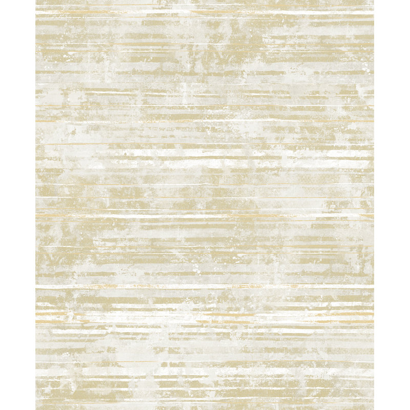 Rouleau de papier peint L 33 pi x l 21 po Makayla, Jaune clair