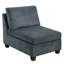 Ensemble de salon modulaire en chenille gris 6 pièces avec canapé en L et canapé d'angle 2X