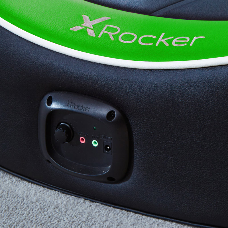 X Rocker Shadow Gaming Chair, Green/Grey