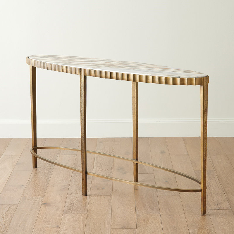 67'' W Marble Console Table