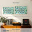 Ensemble de 3 plantes grasses sur toile-741247156