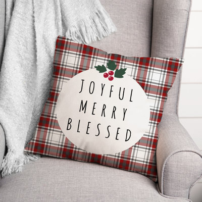 Plaid Throw Pillow