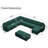 Wylodene 143" W Velvet Modular Sectional Sofa-155354645
