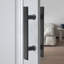 Poignée de porte à double face en acier inoxydable, paire de poignées de porte de grange coulissantes à pousser, poignée de porte commerciale en forme de H (11,61 * 1,6 * 5,95 po)-115342012