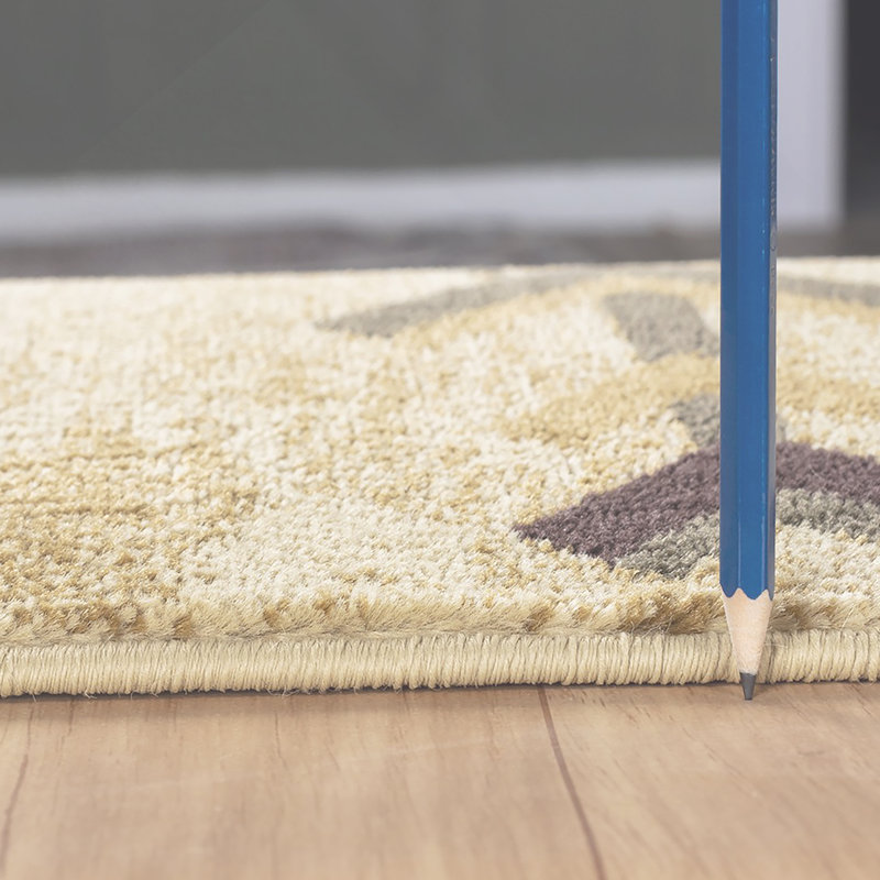 Tapis crème Tribes, Rectangle 7 pi 10 po x 10 pi 3 po