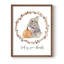 «Harvest Home Bunny», reproduction encadrée - bois massif-1026593685-1026593708