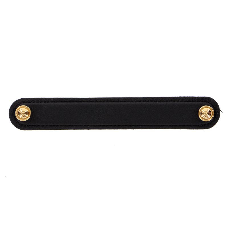 Sanzio 5'' Center to Center Bar Pull, Polished Gold, 6