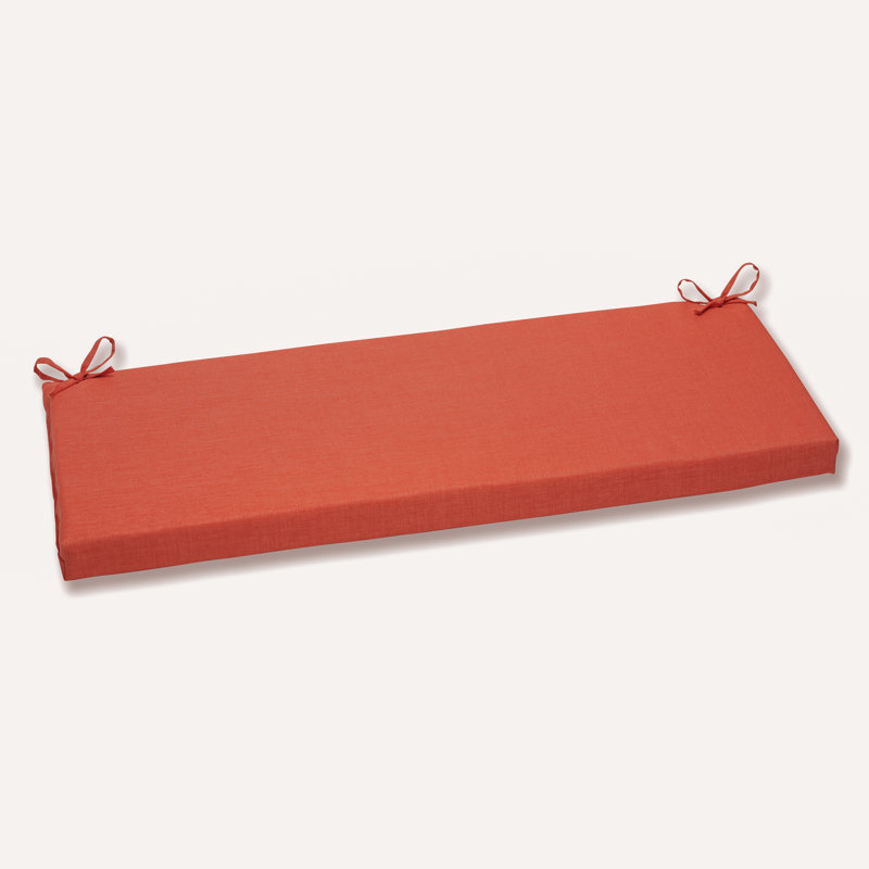 Allal Outdoor 3'' Bench Seat Cushion, Coral