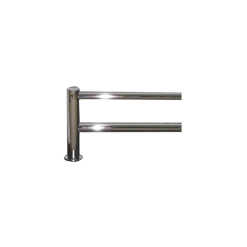 Hopewell Bath Double 31 1/2" Wall Mounted  Towel Bar, Polished Chrome