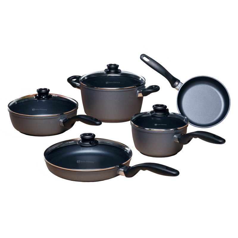 9-Piece Aluminum Nonstick Cookware Set