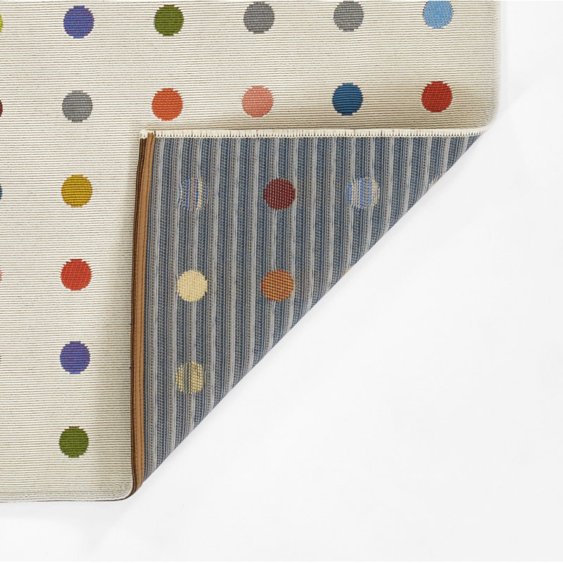 Tapis intérieur / extérieur Icon Dots, Tapis de couloir 2 pi 8 po x 8 pi