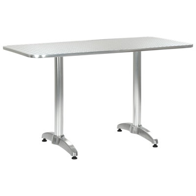 Rectangular Outdoor Bar Table - 120 cm W 60 cm D