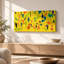 «Yellow Garden», art mural sur toile-378720483-378720414