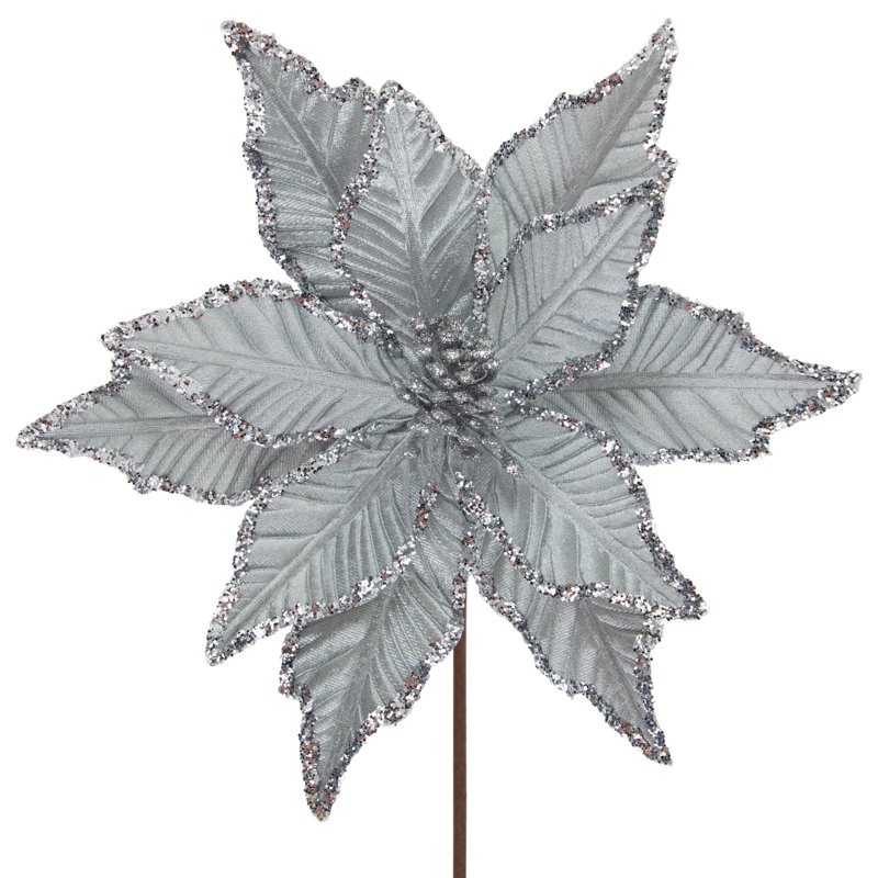 25'' Fabric Plants & Flowers Pick