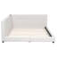 Upholstered Queen Size Platform Bed With USB Ports