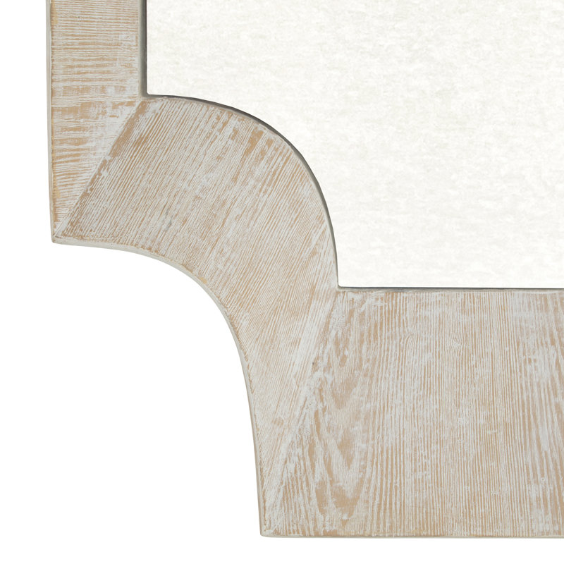 Miroir Farris - Blanc, Argent