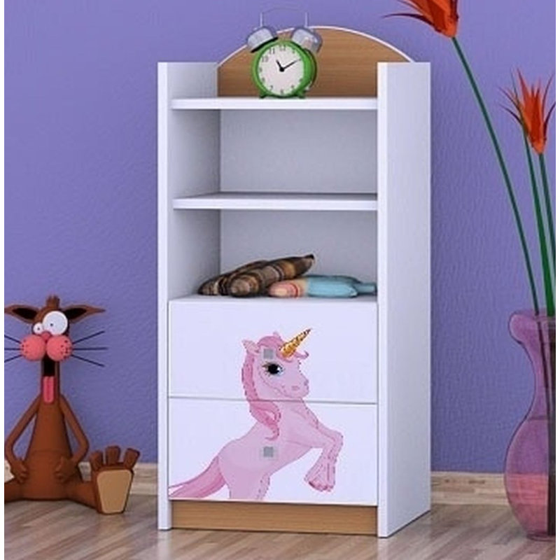 Theresa 96cm H X 45cm W Animals Kids Cube, Natural