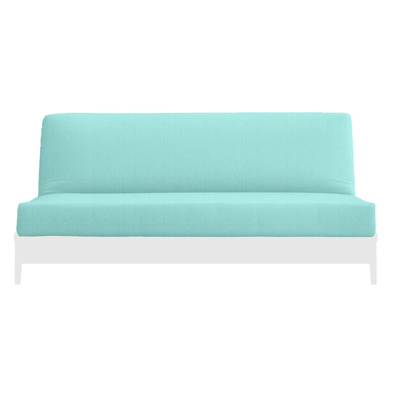 Housse de futon 100% coton, Grand lit, Coton naturel