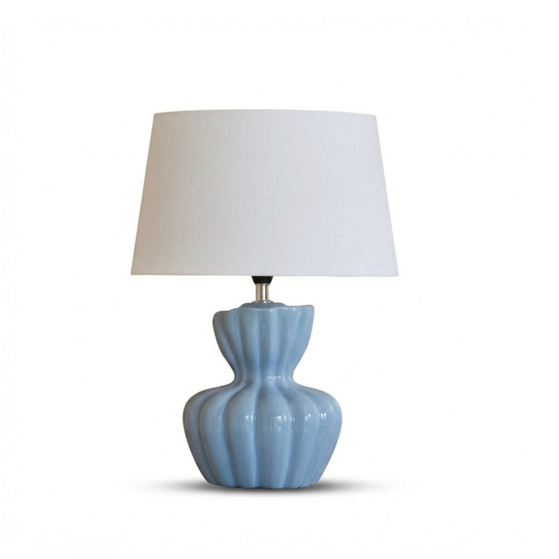 Ceramic Lamp, White, Yes