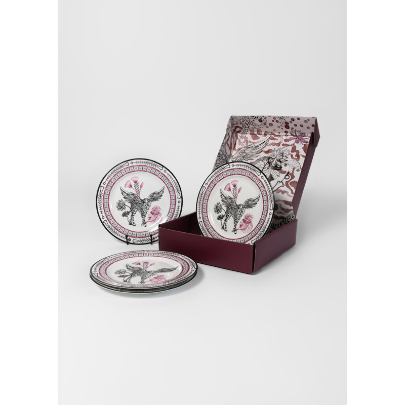Ensemble d'assiettes en porcelaine 4 pièces Marchesa Serengeti