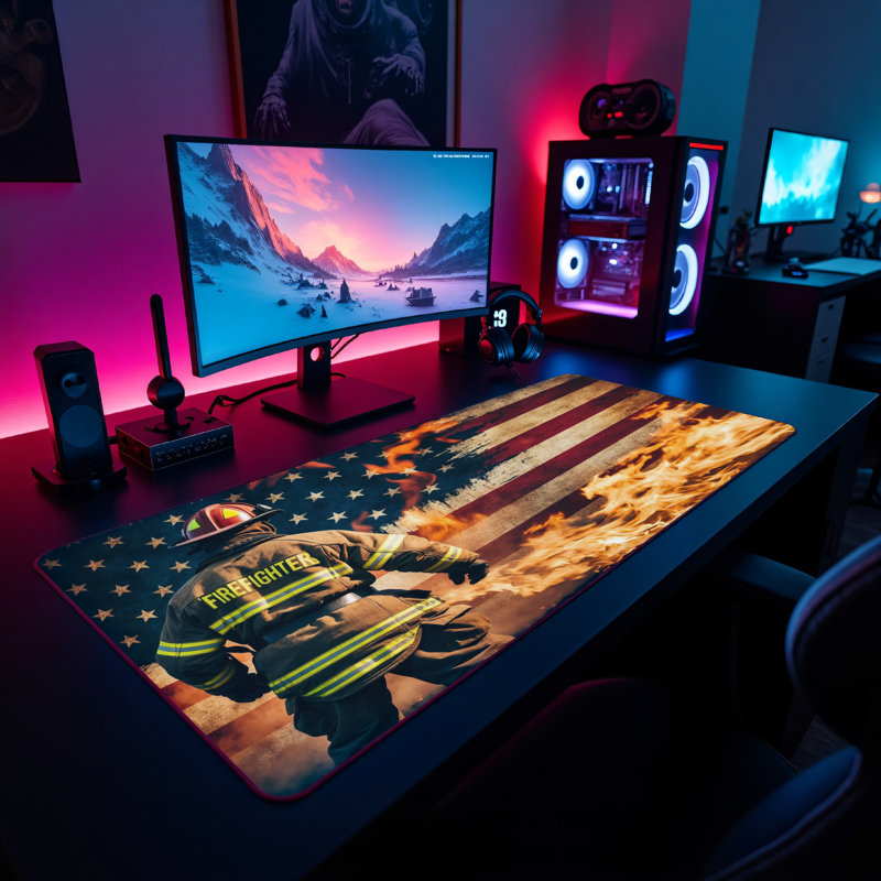 Polyester Desk Pad, 23.6x13.8