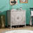 2 Door Accent Cabinet (Light Grey)