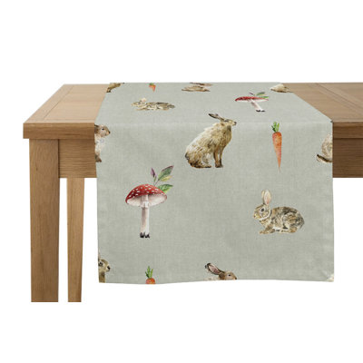 Covarrubias Rabbits Table Runner