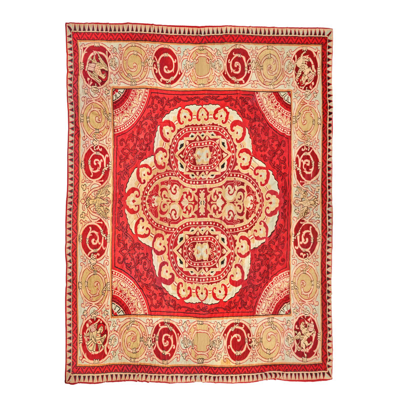 Antique One-of-a-Kind 18'x18'8 Area Rug