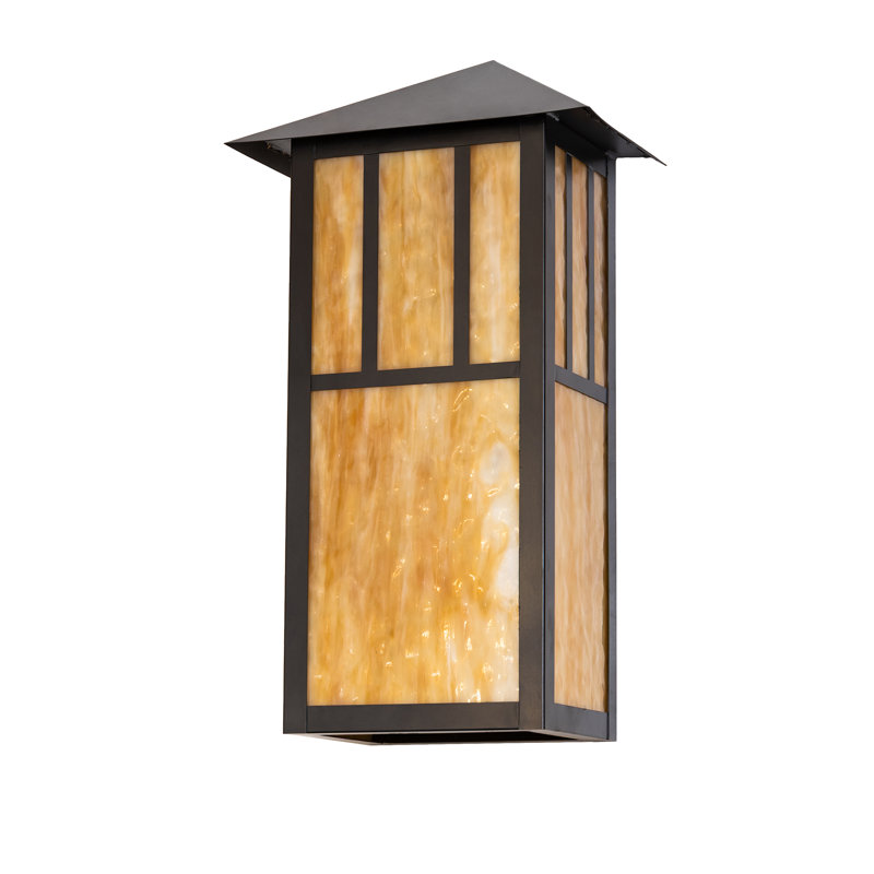 Double Bar Mission Wall Sconce, 22" H x 12" W x 7.5" D