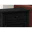 13,9 po Large table d'appoint avec placage noir - armoire de rangement pour petits objets 27 lb. Chambre et salon pratiques