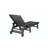 Lounge Chair Outdoor With Wood Texture,Oversized Chaise Lounge Chair With 5 Positions, HDPE, Patio Lounge Chair With Wheels & Cup Holder For Pool, Deck, Poolside-1463943962