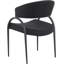Chaise de salle à manger noire Privet, ensemble de 2-934652425-934652427