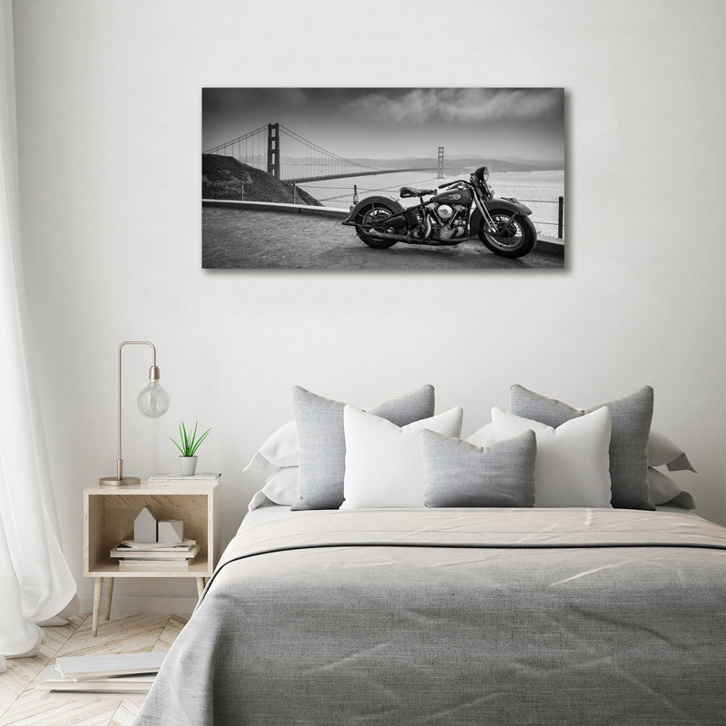 Motorcycle - Wrapped Canvas Print