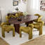 Ensemble de table de salle à manger 70 po avec chaises Velevt-259004731-259004730-259004679