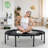 Pirecart 50" Foldable Trampoline with Adjustable Handle Bar, Max Load 330lbs