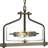 Alynda Glass Semi Flush Mount