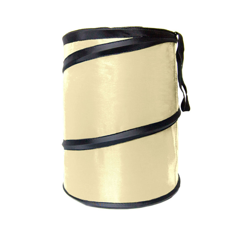 Poubelle pliante, Beige, 3, H 12 po x l 9,5 po x P 9,5 po