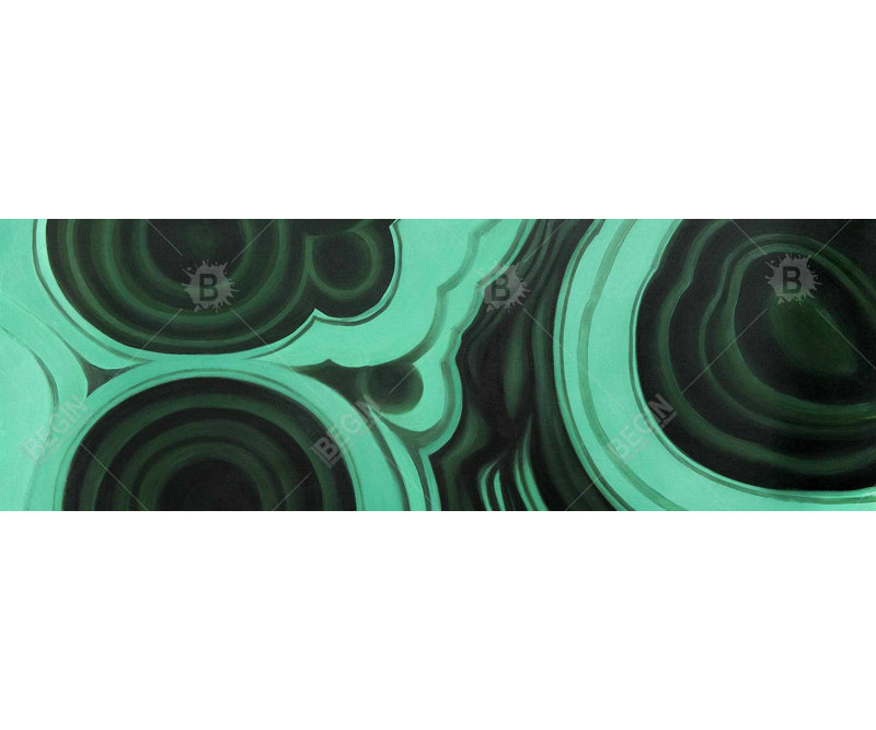 Toile rétro formes de chambre à coucher | Pierre Malachite Home Decor