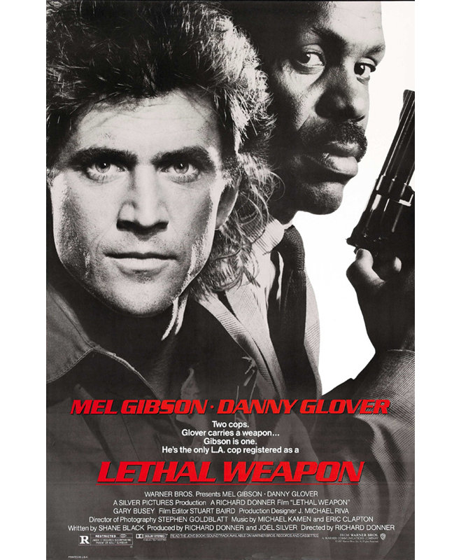 Lethal Weapon, 24" H x 16" W
