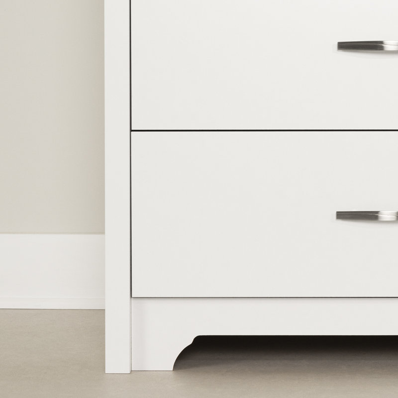 Commode 6 tiroirs Fusion, Blanc