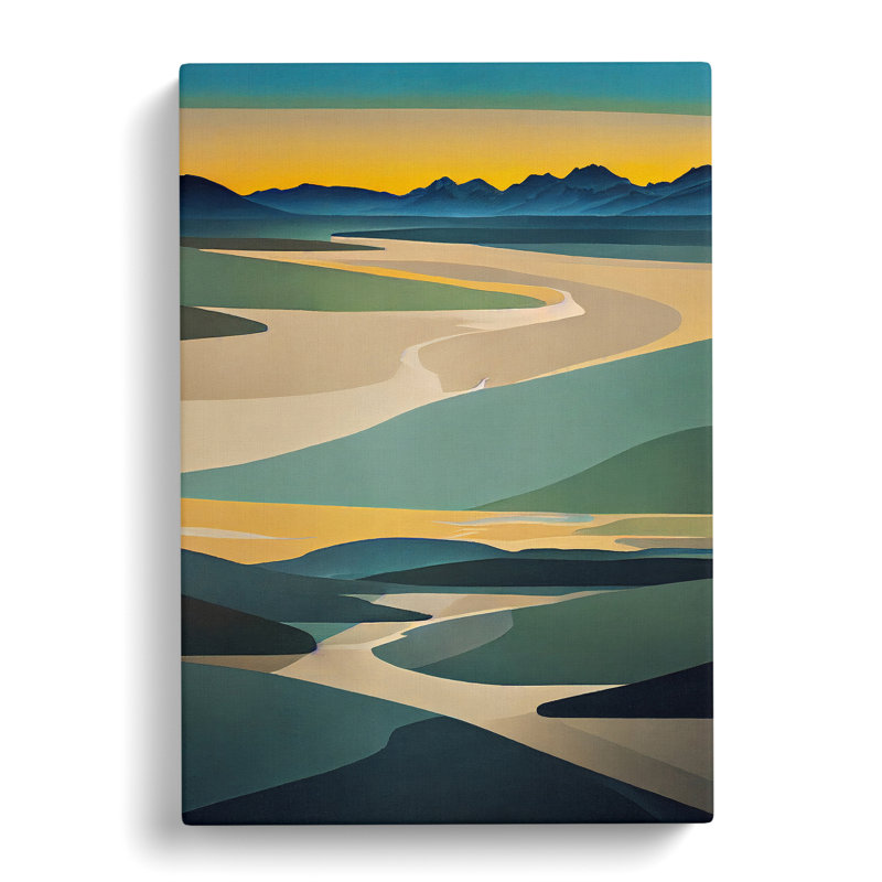 Polaris River Abstract Vol.3 - Wrapped Canvas, 76cm H x 50cm W